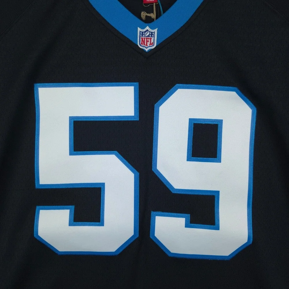 Luke Kuechly Carolina Panthers Mitchell & Ness NFL 2XL XXL Jersey 2013 #59 NWT